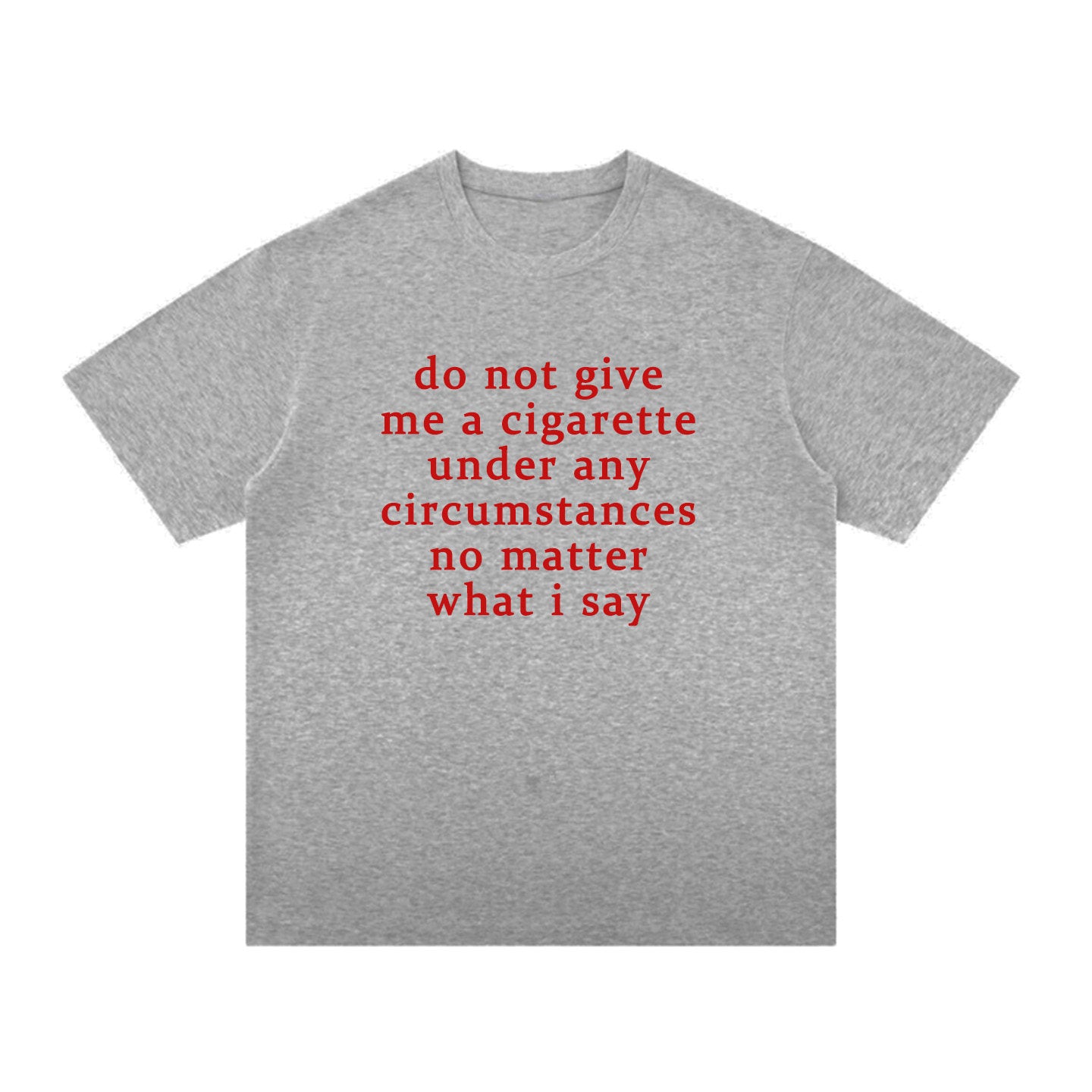 Bitte keine Zigaretten. 