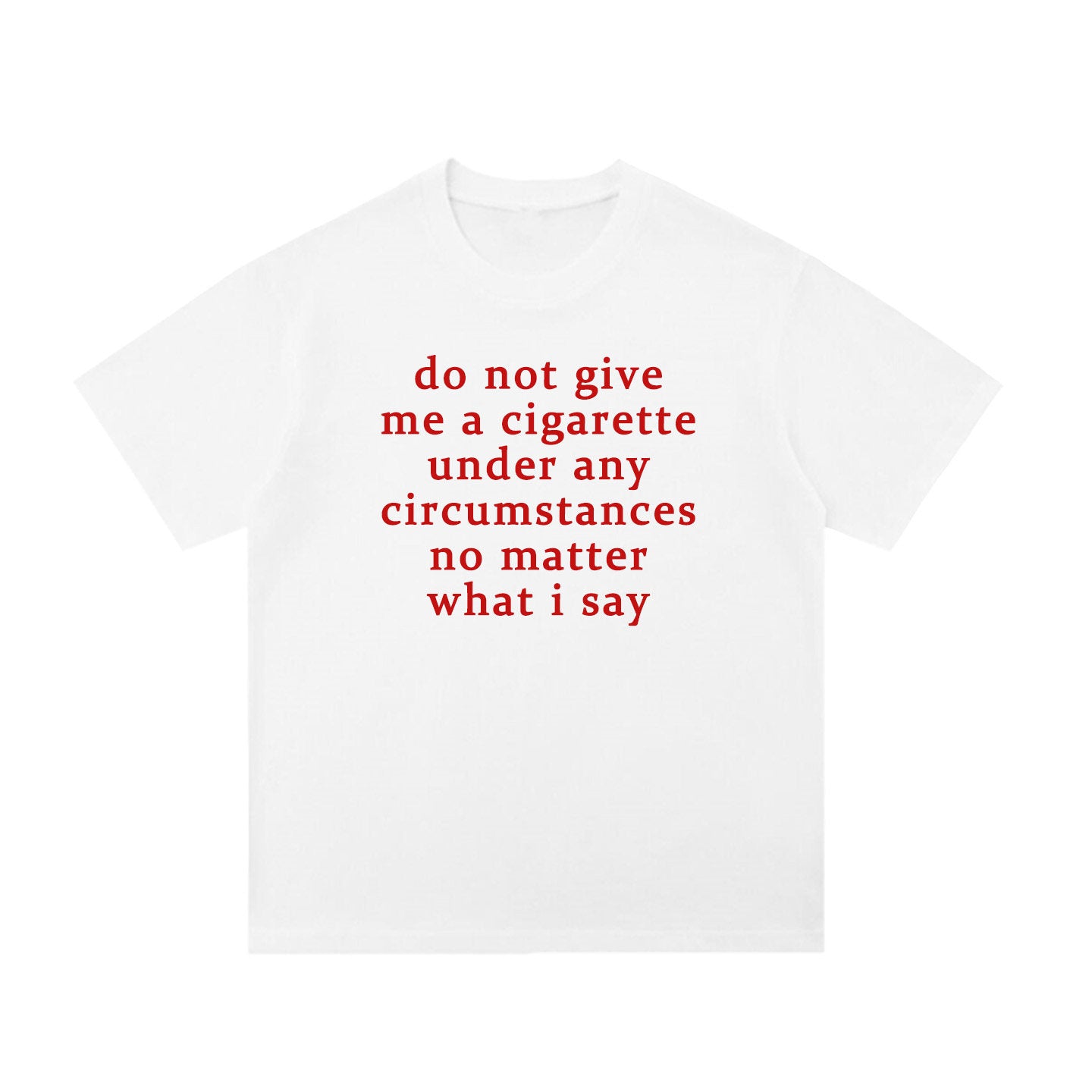 Bitte keine Zigaretten. 